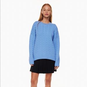 Aritzia Sunday Best Peggy Sweater Azurine Blue